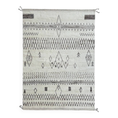 Tapis de style marocain fait main. 100 % laine naturelle. Tapis Beni Ourain moderne.