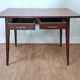Vintage desk feet compass solid oak