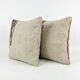 Set of 2 vintage kilim cushion covers 61x61 cm