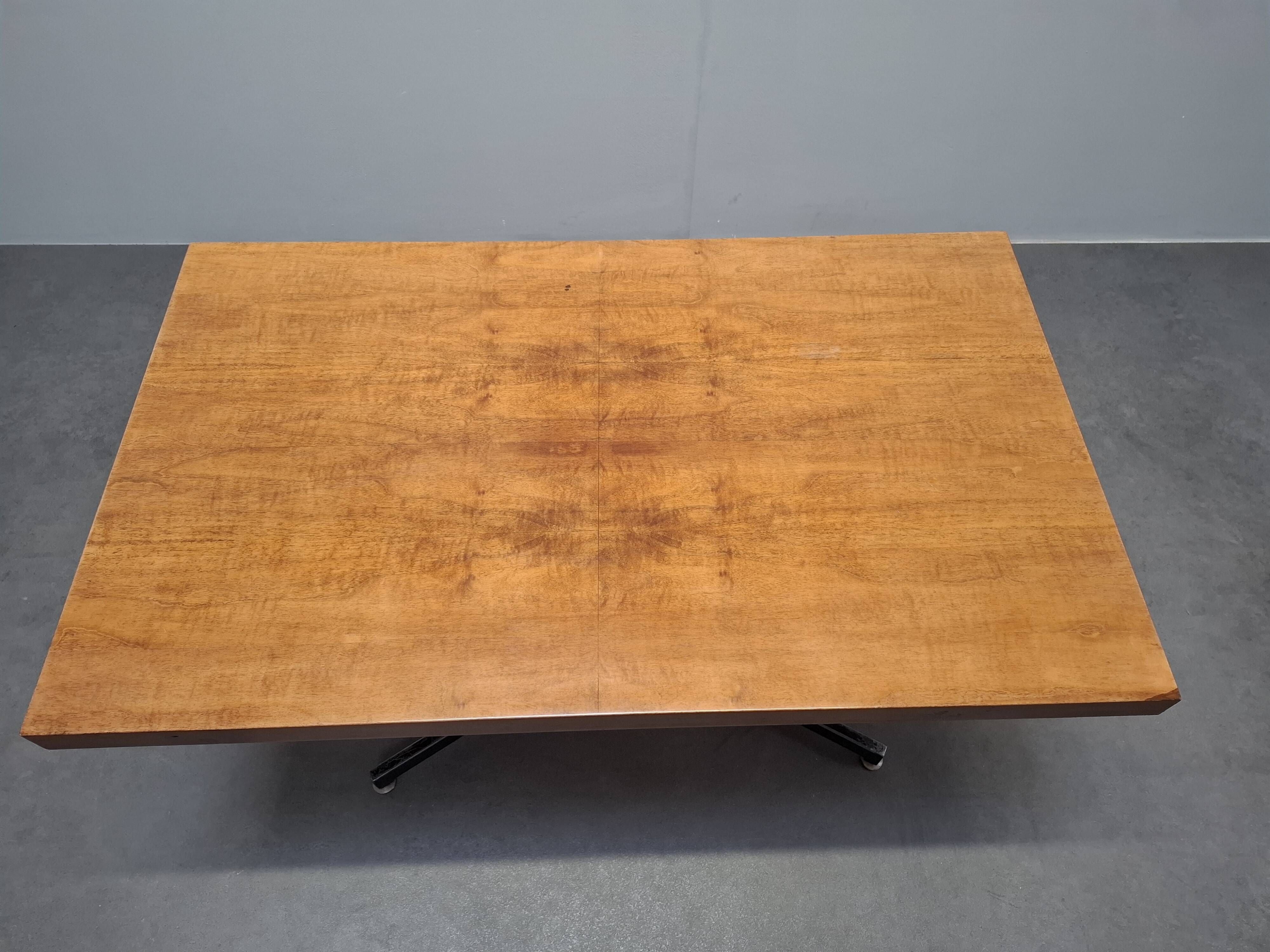 Height Adjustable Oak Table by ILSE Möbel, Germany, 1970s, Mid-Century