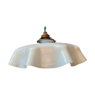 Vintage suspension blue opaline