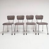 Set of 6 reupholstered chairs by Gebroeders De Wit, 1960s