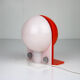 Space Age orange table lamp from Sergio Brazzoli for Guzzini, 1970s