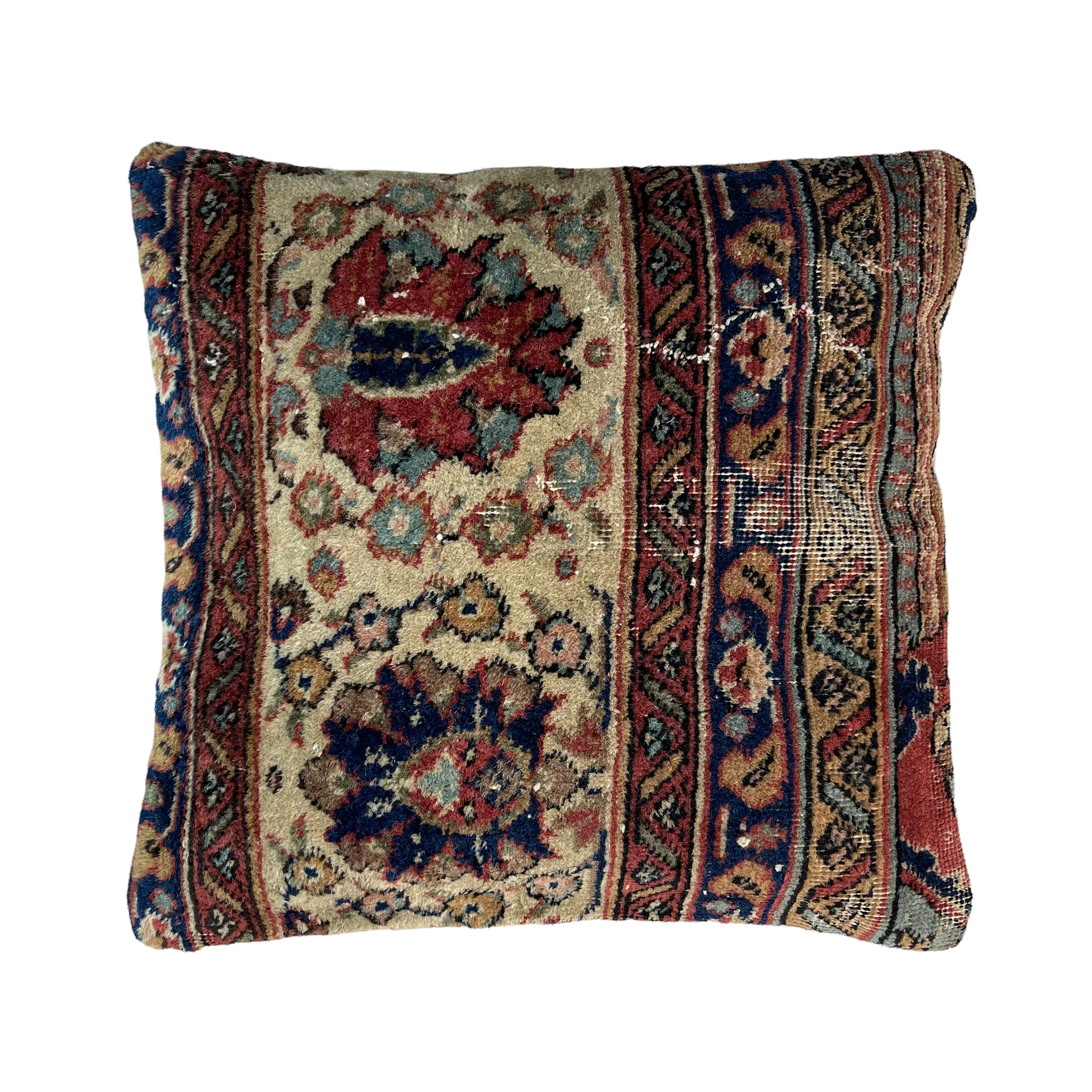 Housse de coussin de tapis turc vintage  45 x 45 cm