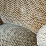 Lot of 2 armchairs sculptural 50 60 years