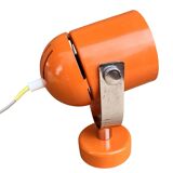 Orange space age wall lamp, designed by S. Indra, Czechoslovakia, 1970s.