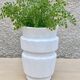 Art Deco white vase