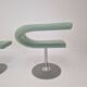 Set of 2 Bla Station Innovation C Swivel Chairs by Fredrik Mattson, Sweden