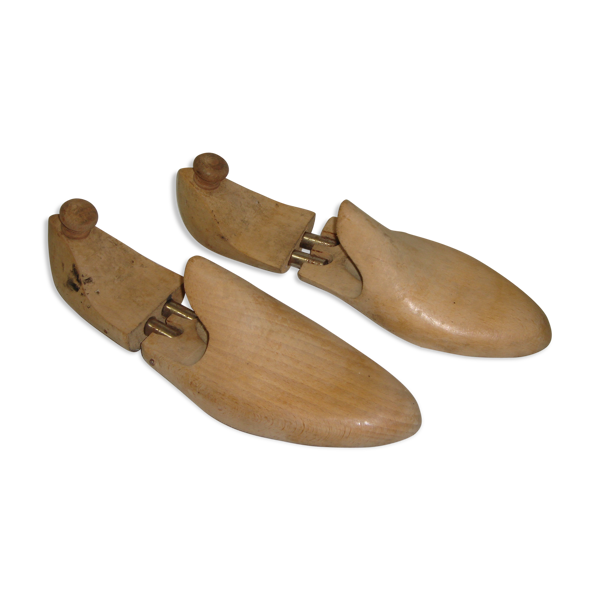 Pair of shoe shoe form in wood & metal t.8 | Selency