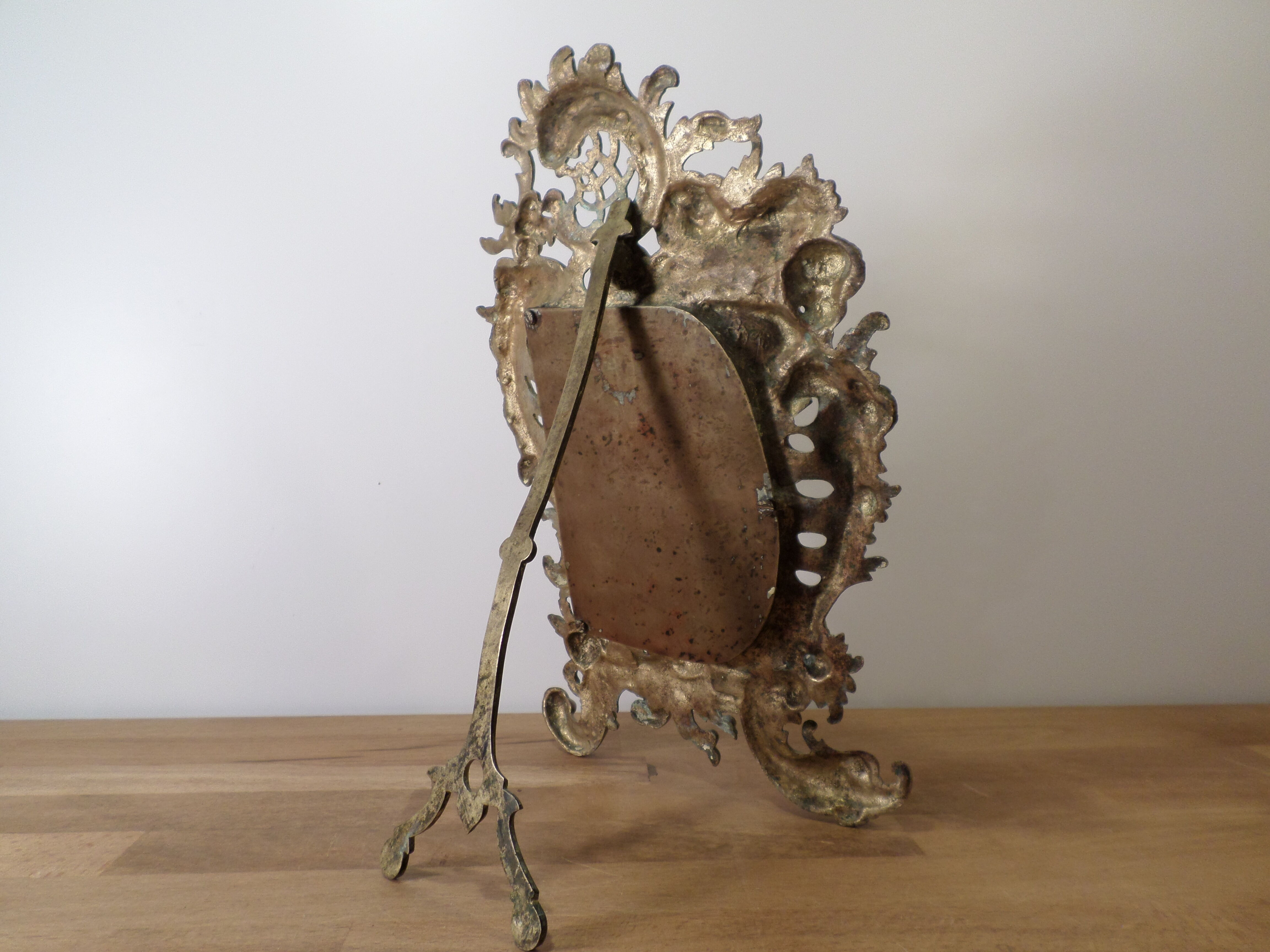 Baroque mirror bronze
