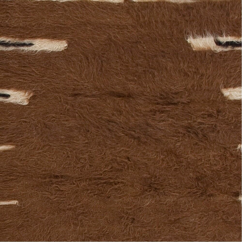 Vintage Mohair Wool Kilim Rug, Handwoven Blanket, Turkish Bed Cover