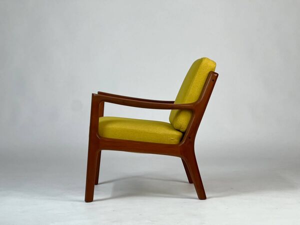Fauteuil « Senator » en teck par Ole Wanscher, design danois, années 1960