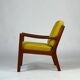 Fauteuil « Senator » en teck par Ole Wanscher, design danois, années 1960