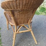 Rattan armchair