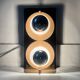 Disco wall light in smoked plexiglass by Jacqueline Trocmé for Oxar, design 1970