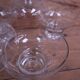 9 vintage engraved champagne glasses 1950