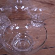 9 coupes à champagne vintage gravé 1950
