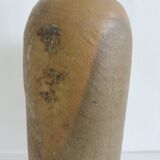 Grand vase en grès chamotté , années 70