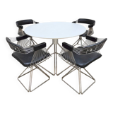 Vintage design Delta dining set table & chairs Rudi Verelst Novalux