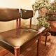 Lot 4 Scandinavian chairs Zetel Behaagt vintage 70s