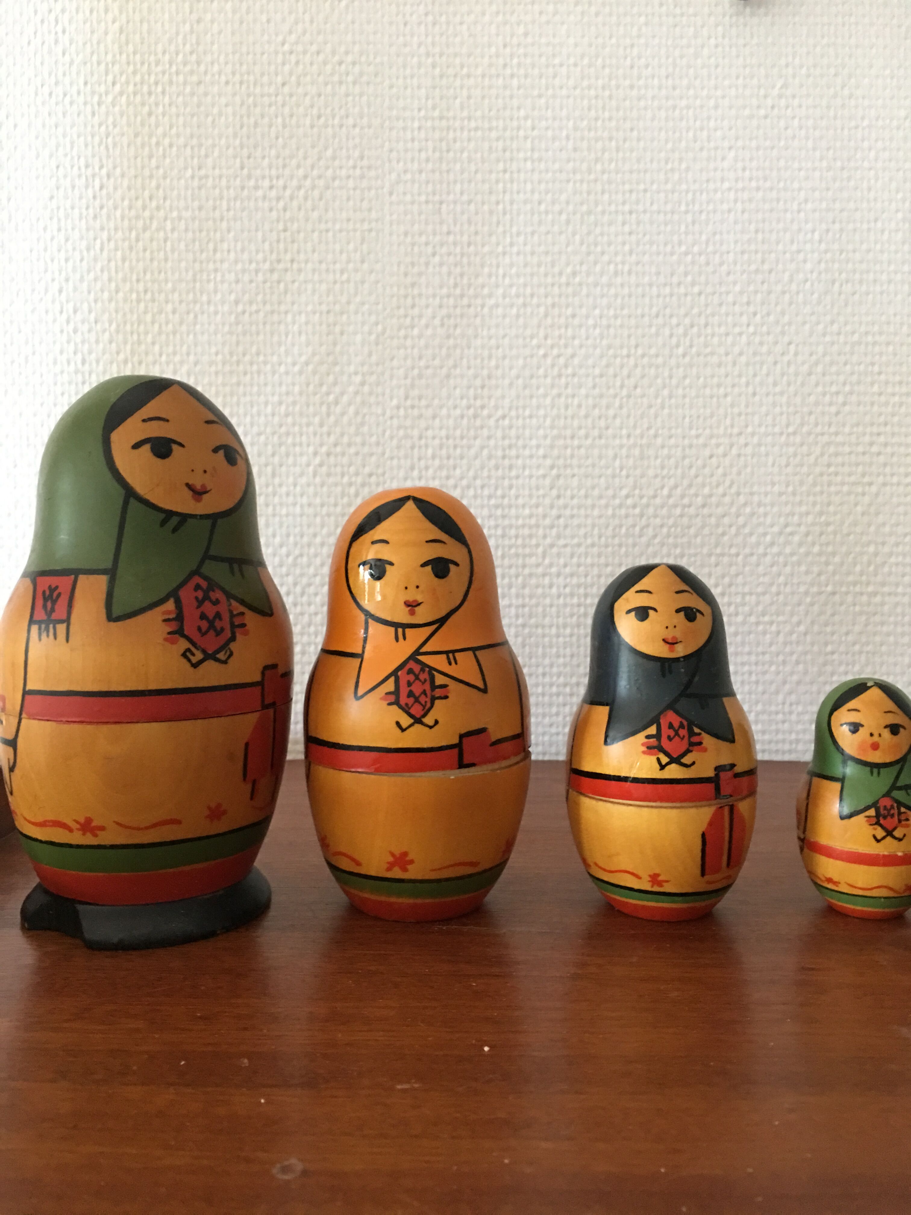 Vintage Russian Matryoshka Dolls
