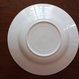 8 soup plates Fenal Badonviller "Birds" vintage 1950s