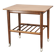 1960s Danish Modern Teak Serving Cart on Wheels