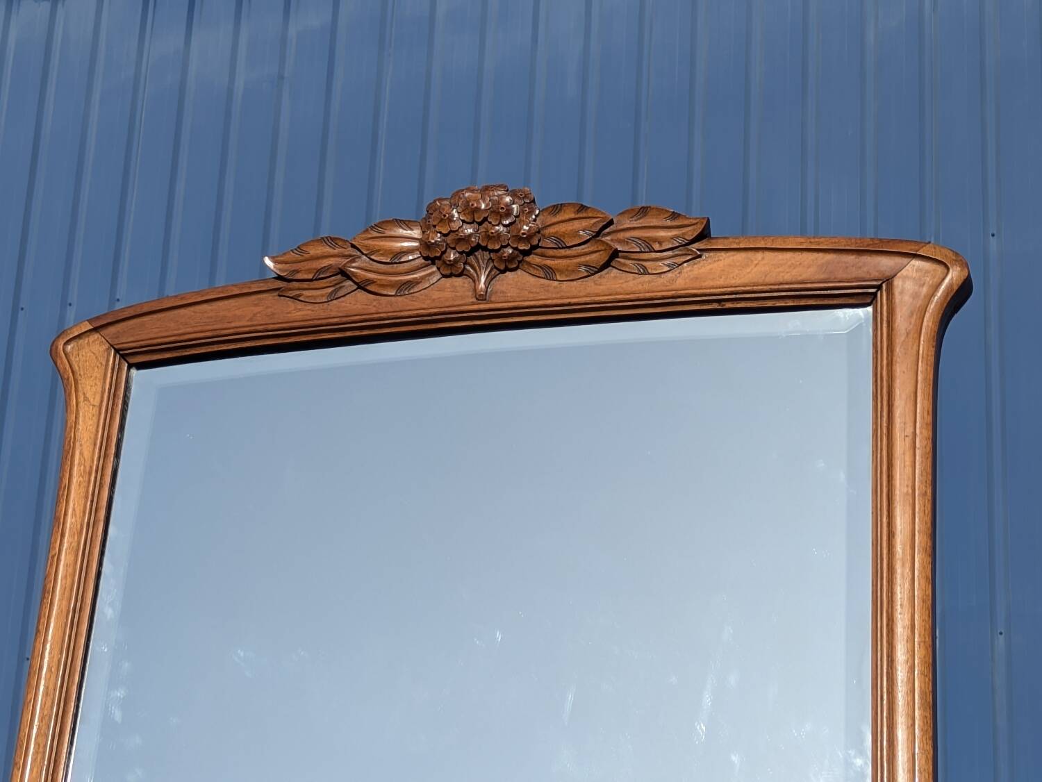 Large 187cm Art Nouveau Mirror, Nancy School, in the Majorelle style