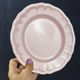 Title: 8 vintage Salins flat plates in powder pink – Ø 25.7 cm