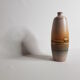 Vintage vase in ochre tones by Guy Hano
