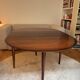 Round dining table Lubke in rosewood from the 1960s.