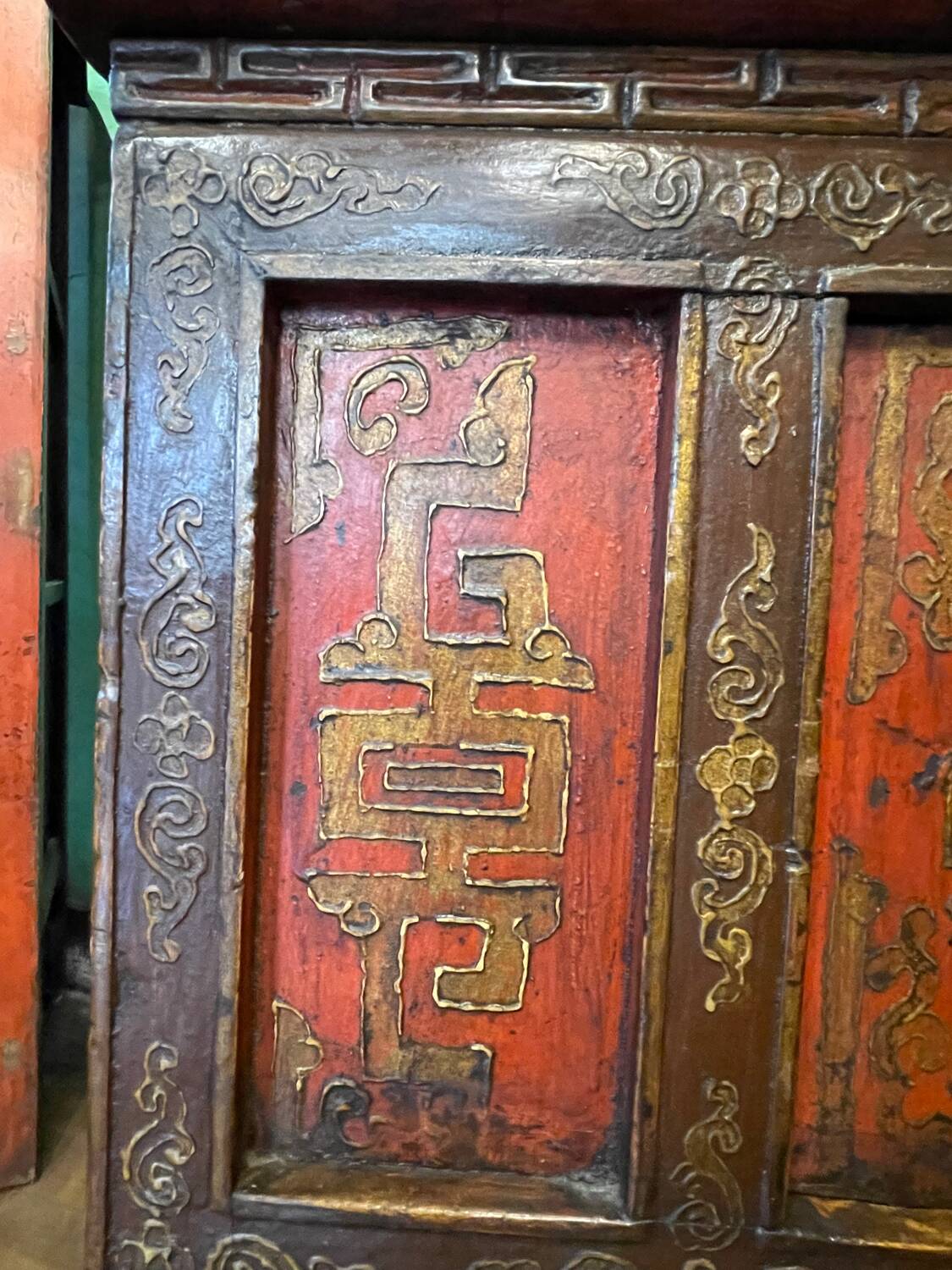 Tibetan 4-door sideboard