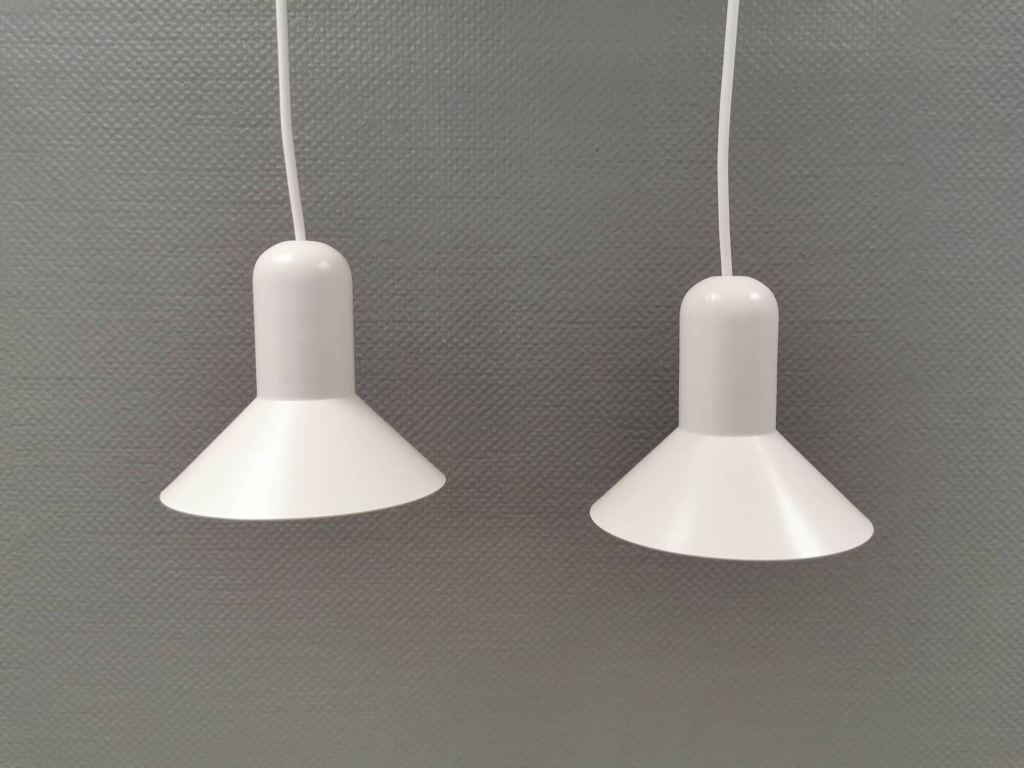 A pair of Confetti lamps designed by Claus Bonderup 1980s Denmark.