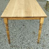 Solid oak farmhouse table
