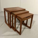 BR Gelsted teak nesting tables with drawer Denmark