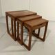 BR Gelsted teak nesting tables with drawer Denmark