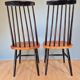 Set of 4 scandinavian teak chairs 60s