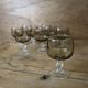 9 verres à apéritif en verre fumé Luminarc modèle Domaine