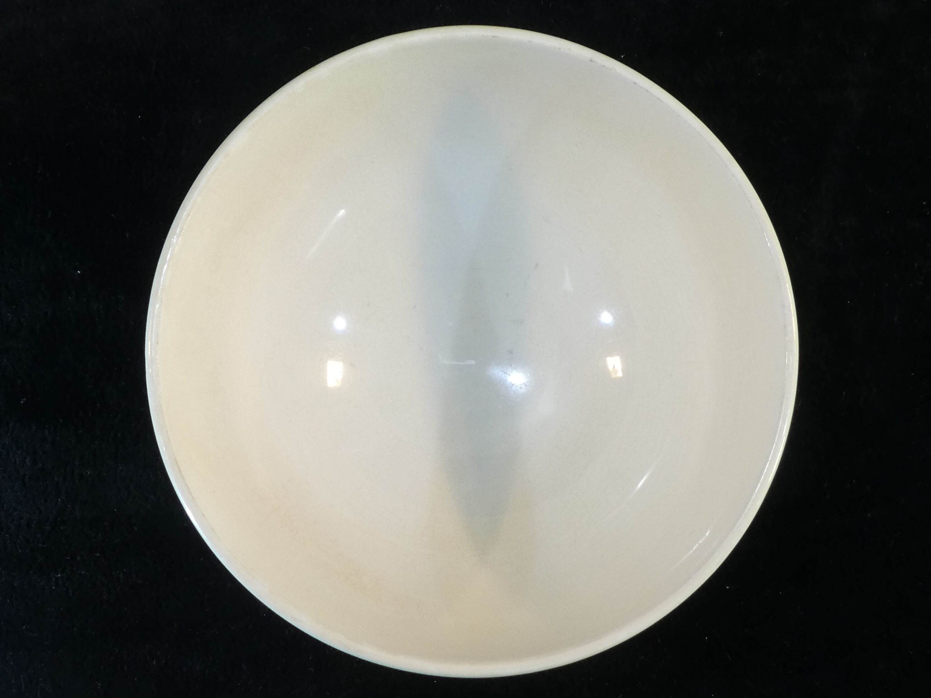 Former bol has facets Digoin green tiles