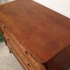 Vintage wooden and rattan dresser