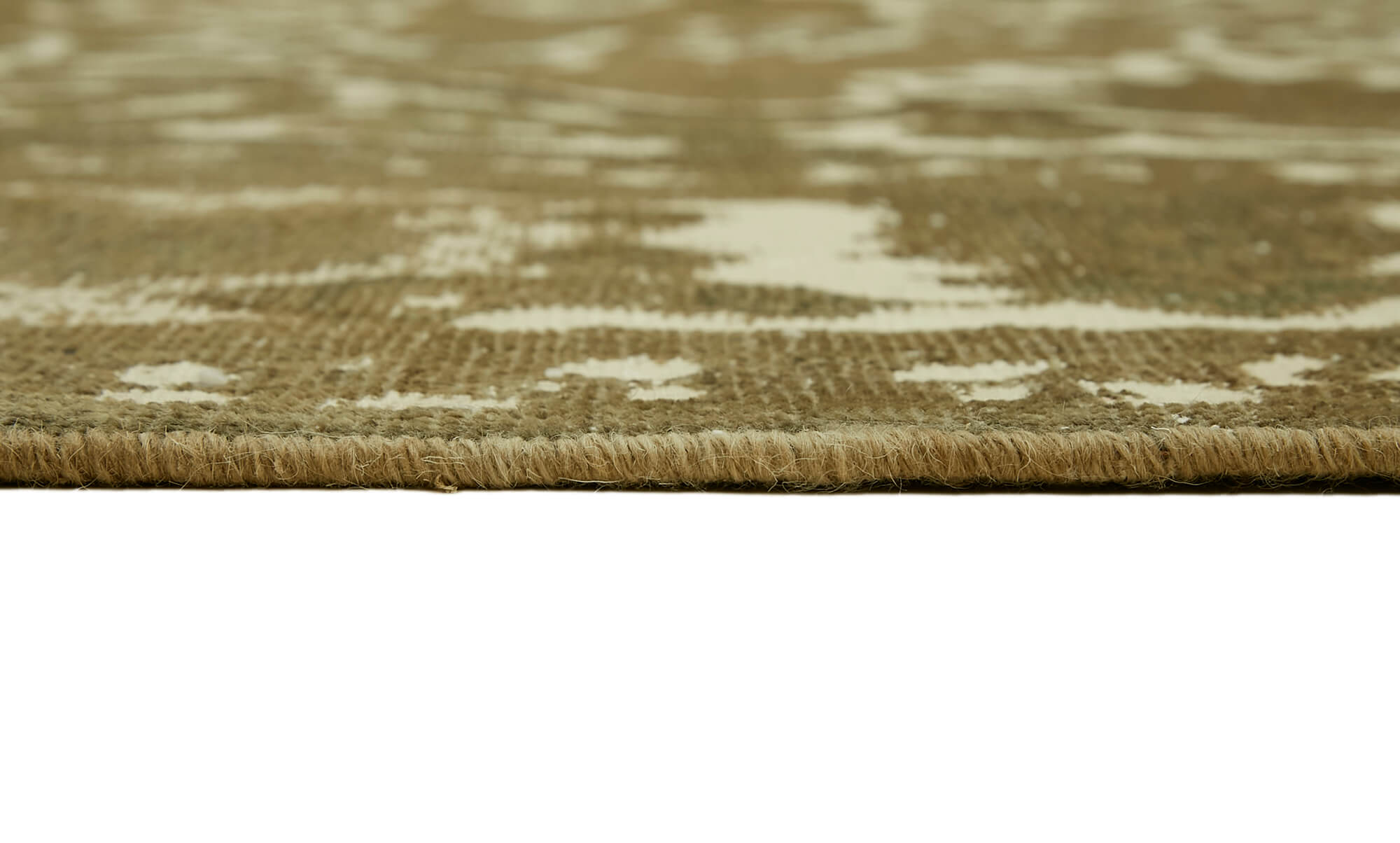 1980s 283 cm x 366 cm beige wool carpet