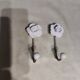 Pair of porcelain hooks