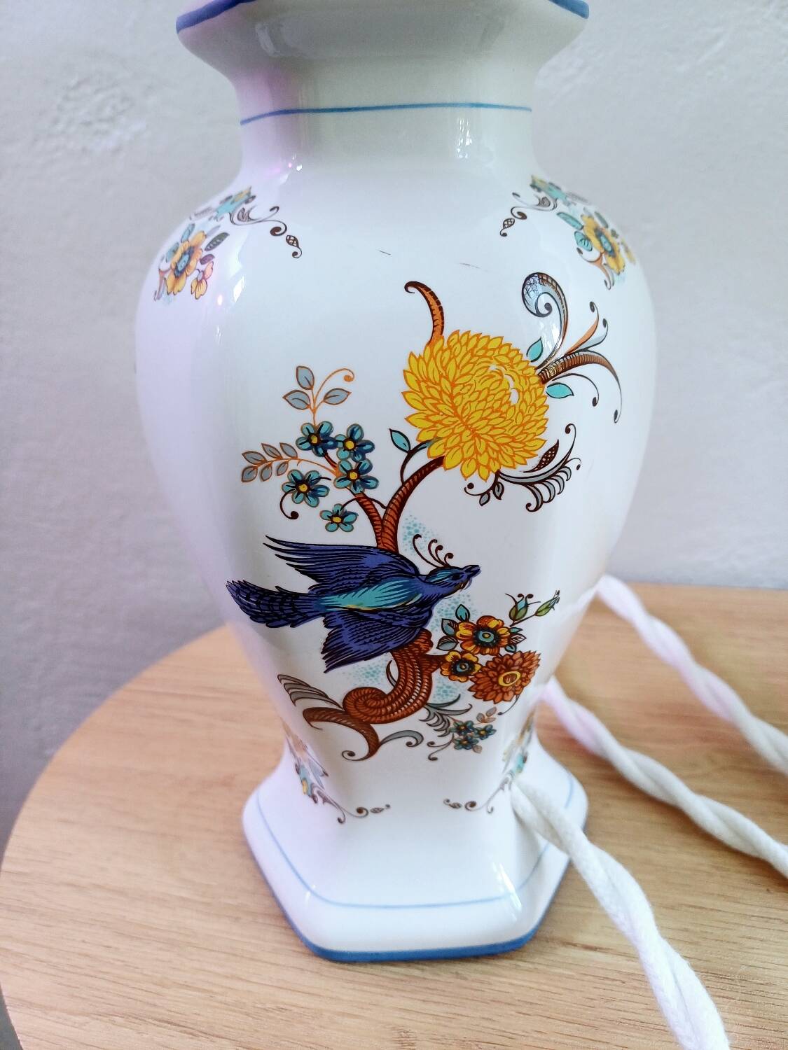 Paire de lampes de table en porcelaine Véritable Revol France