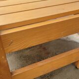 Table basse en pin vintage