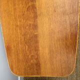 Rattan coffee table and solid wood tray