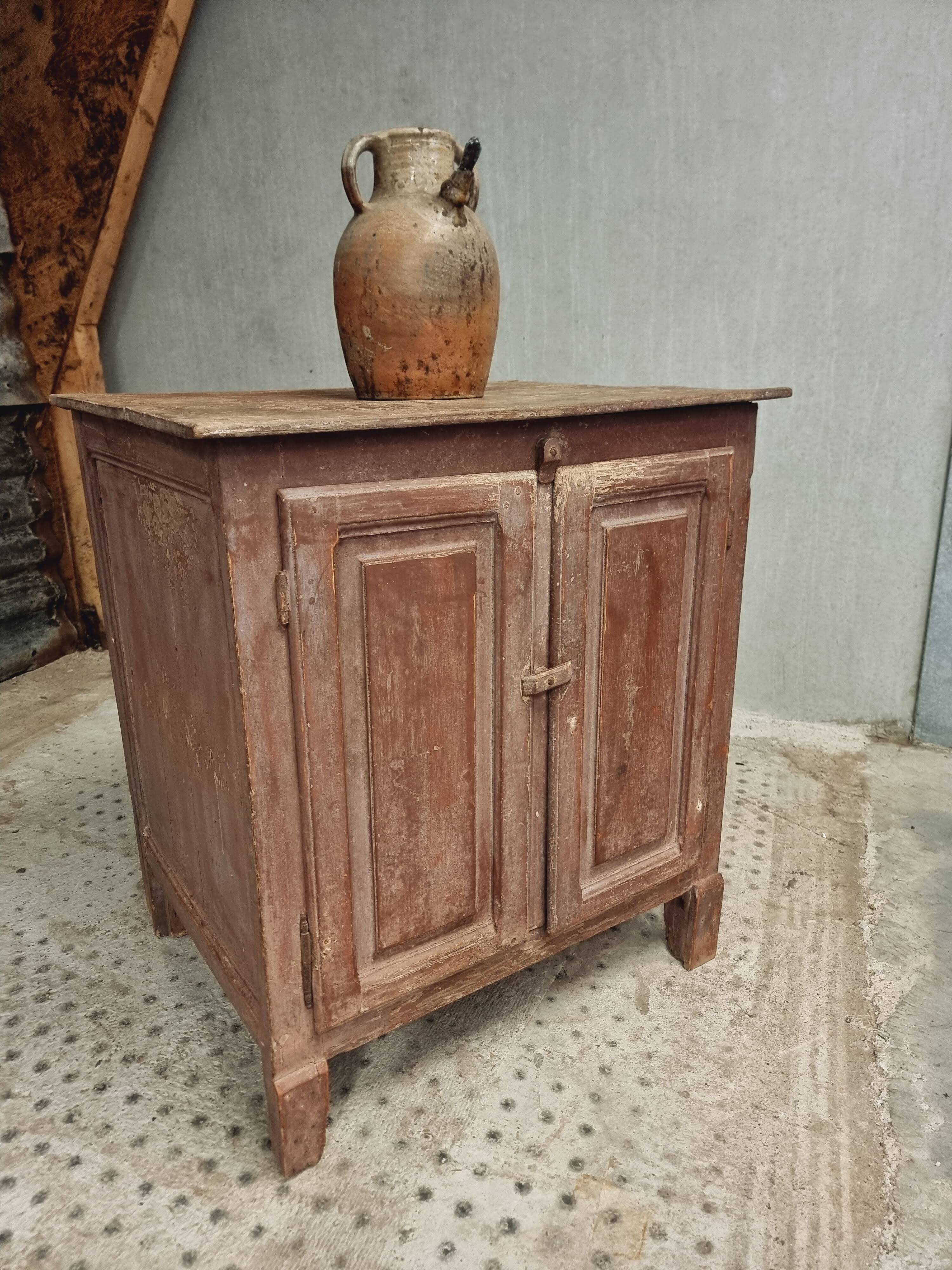 Antique cupboard sideboard ox red oak