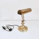 Lampe de bureau banquier en laiton doré