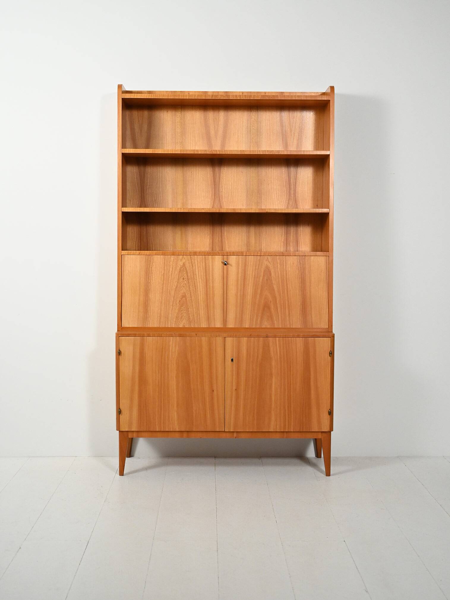 Scandinavian Elm Bookcase from the 1930s–40s
