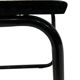 Chaise design Cesca modèle B32 en noir - structure noire