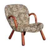 Mid-century original danish clam chair